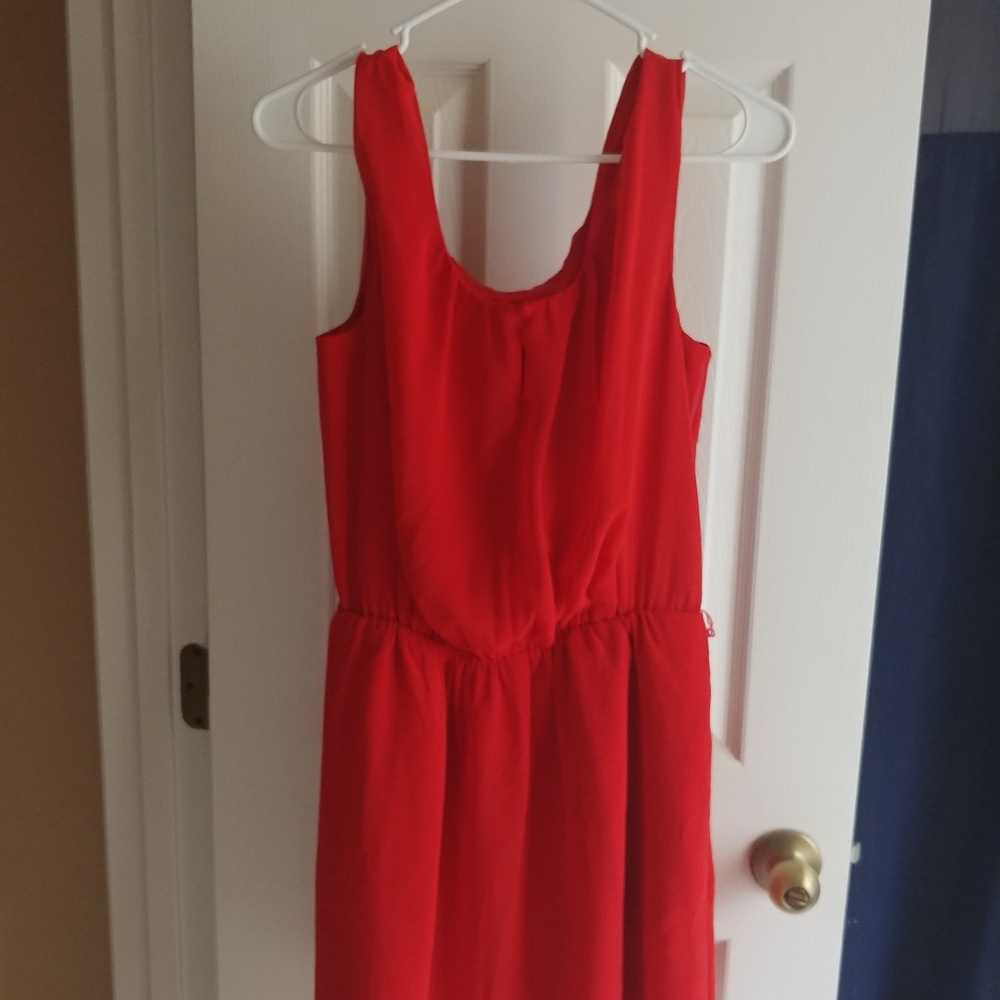 Express red dress